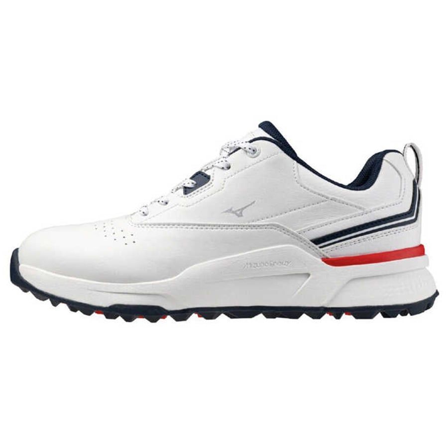 Giày golf nam HAZARD ENERZY SS25 GF WHITE/SILVER/HIGH RISK RED 51GQ250
