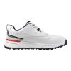 Giày golf nam HAZARD ENERZY SS25 GF WHITE/SILVER/HIGH RISK RED 51GQ250