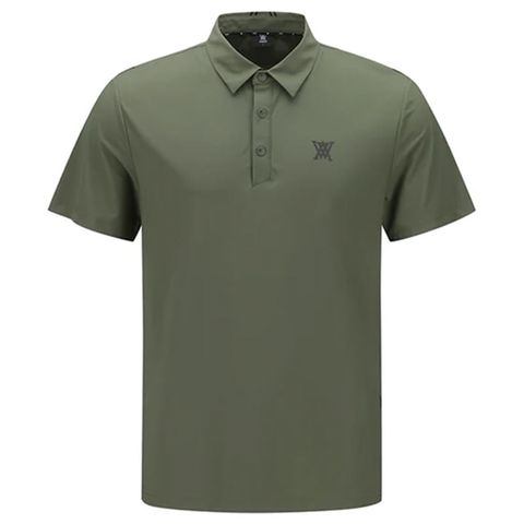Áo golf nam tay ngắn Sporty Short T-Shirt - Khaki AGEMMTS02KH | Anew Golf