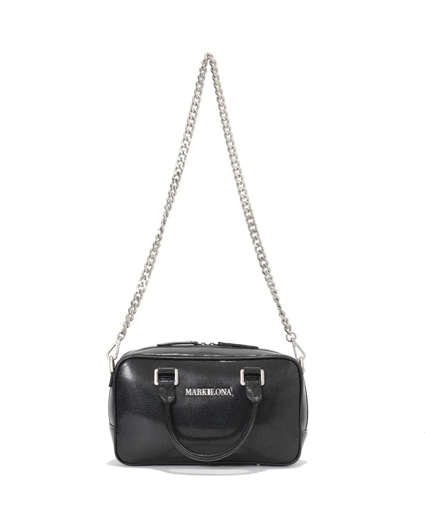 Túi golf cầm tay nữ Women''s Pouch Bag MCS-6A-SB62 (Black/Silver)|MARK