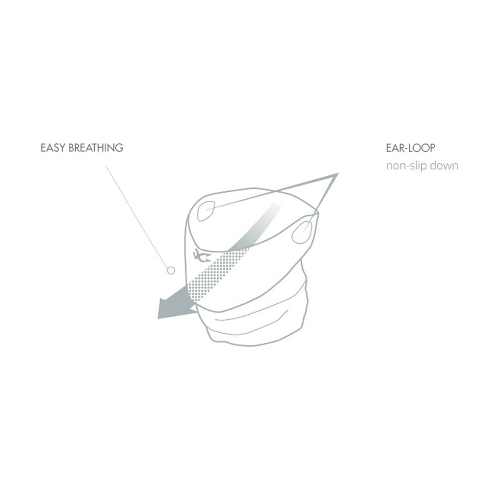 Khẩu trang X1 Breathable Thin Quick-Drying Neck Gaiter with Ear Loops