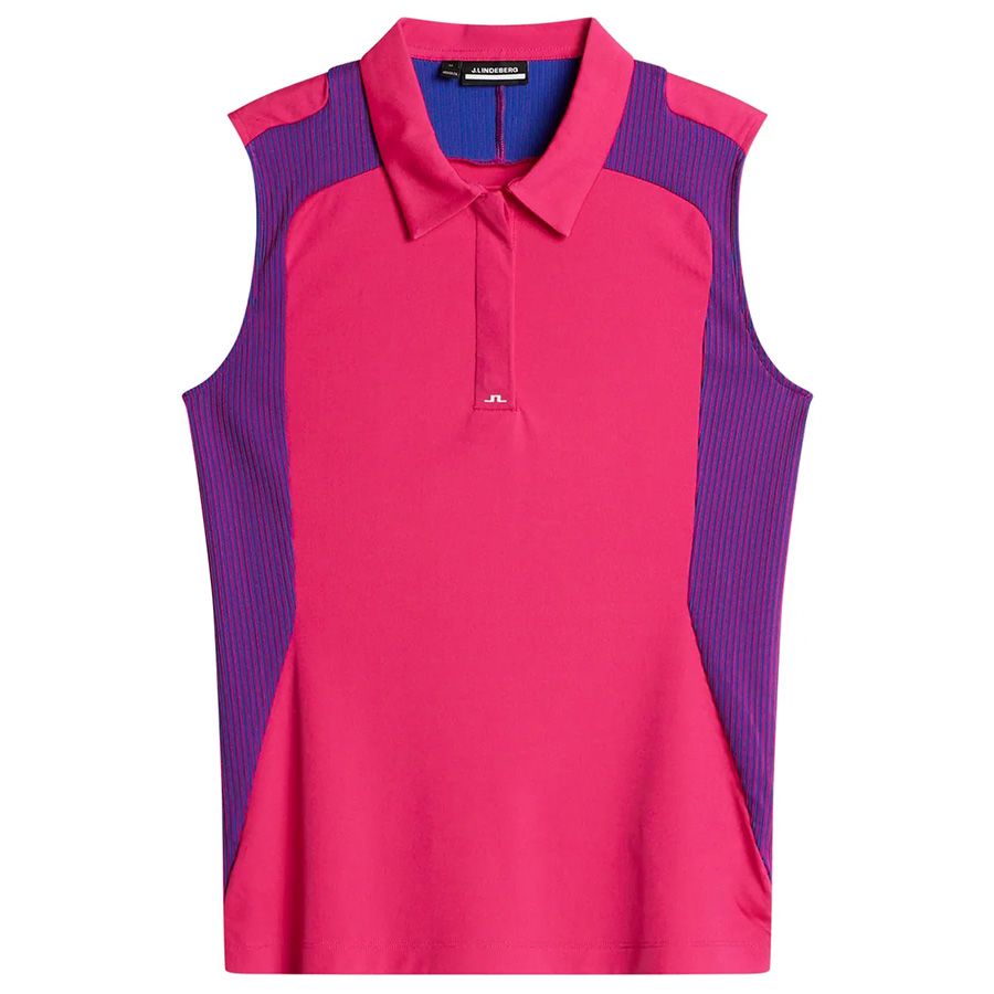 Áo golf nữ tay ngắn Betsy Sleeveless Polo Pink Peacock GWJT10716-S153