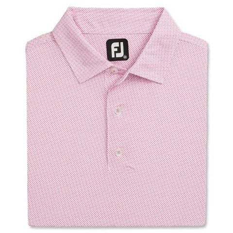 Áo Golf Tay Ngắn FootJoy Salamander Print Lisle, Self Collar 31394  | FootJoy