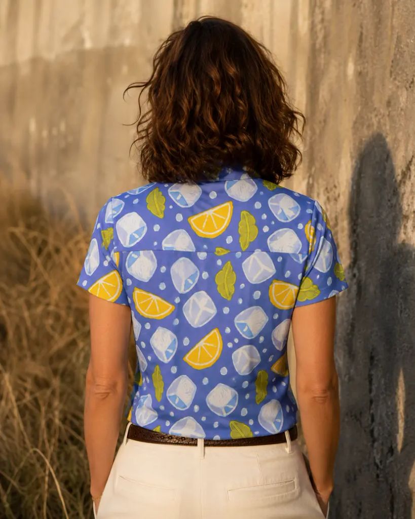 Áo Golf Nữ Tay Ngắn Lemon Chill Wildside Polo - Ultracool WS1001012-14