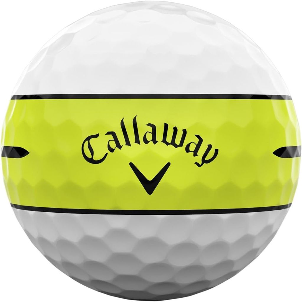 Hộp 12 bóng golf CHROME SOFT 360 YELLOW STRIPE 2026 | Callaway