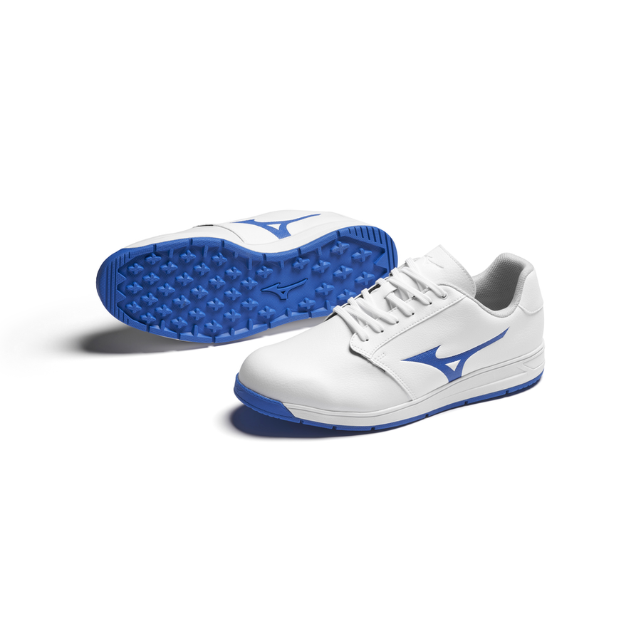 Giày golf nam G-STYLE SS25 WHITE/BASEBALL BLUE 51GM250325 | Mizuno