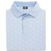 Áo golf nam tay ngắn Speckle Print Lisle Blue Jay/White 32772 | FootJoy