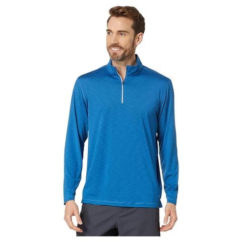 Áo golf nam tay dài YouV 1/4 Zip - Lake Blue 53910504 | PUMA