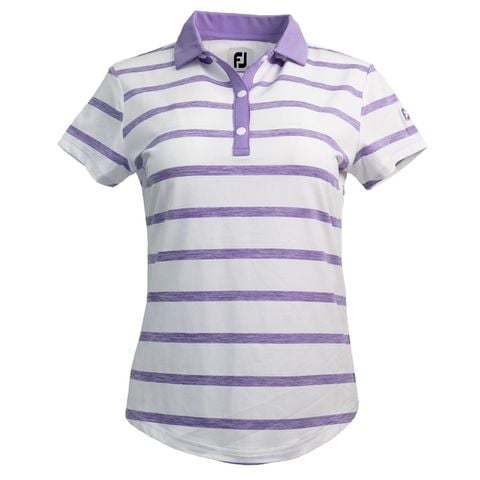Áo golf nữ tay ngắn Cap Sleeve Spacedye Stripe Shirt 82319 MEGA SALE | FootJoy