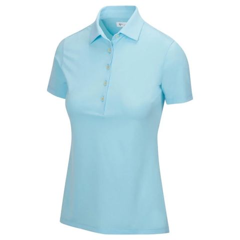 Áo golf nữ tay ngắn Protek Micro Pique S-S Polo - SEASIDE BLUE G2S21K450_SEBE | Greg Norman