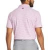 Áo golf nam tay ngắn Broken Stripe Print Pique White / Magenta 37443 |
