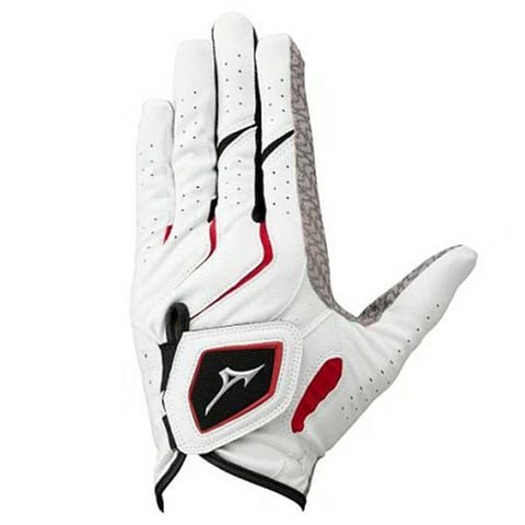 Găng tay golf nam W-GRIP MEN WHITE/RED 5MJML40101 | Mizuno