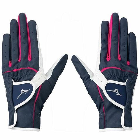 Cặp găng tay golf nữ W-GRIP LADIES SS25 NAVY 5MJWB45114 | Mizuno