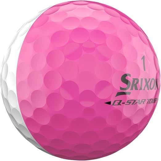 Hộp 12 Bóng Golf Srixon Q-Star Tour 6 Divide White/Pink | Srixon
