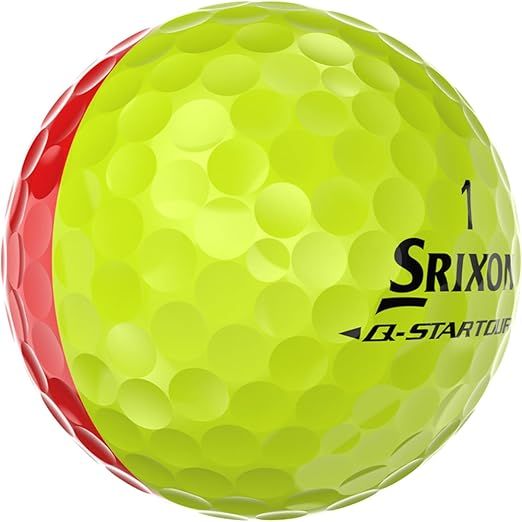 Hộp 12 Bóng Golf Srixon Q-Star Tour 6 Divide Yellow/Red | Srixon