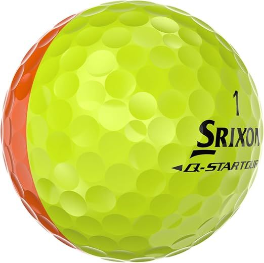 Hộp 12 Bóng Golf Srixon Q-Star Tour 6 Divide Yellow/Orange | Srixon