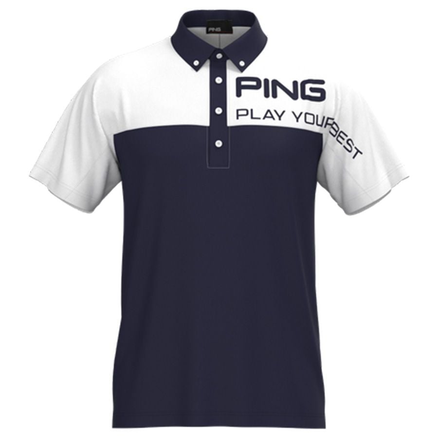 Áo golf nam tay ngắn WHITE NAVY 621-4260885-120 | PING