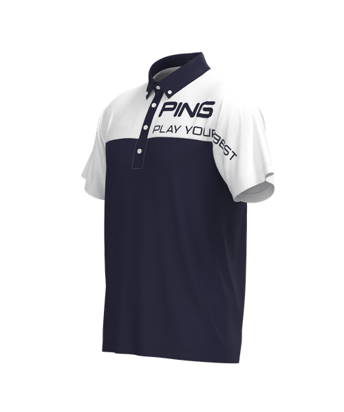 Áo golf nam tay ngắn WHITE NAVY 621-4260885-120 | PING