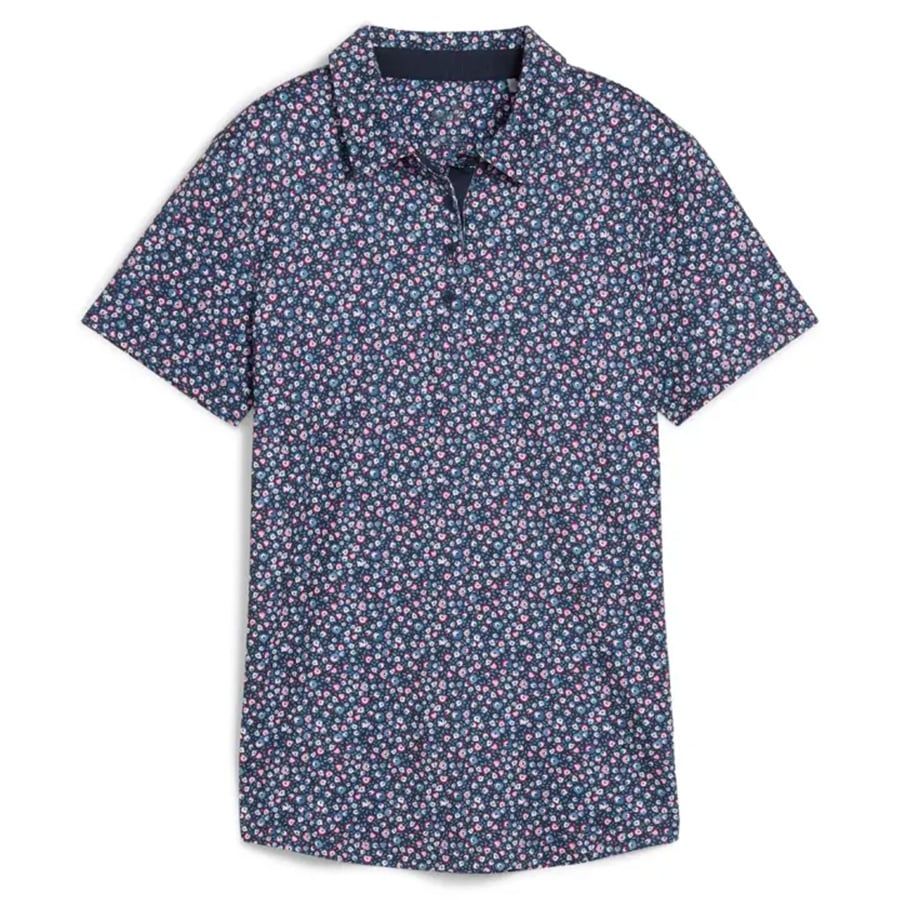 Áo golf nữ tay ngắn W MATTR Soto SS Polo - Deep Navy / Magenta Gleam 6