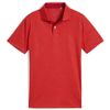 Áo golf tay ngắn trẻ em Boys Mattr Micro Floral Polo - Red Fire / Dark