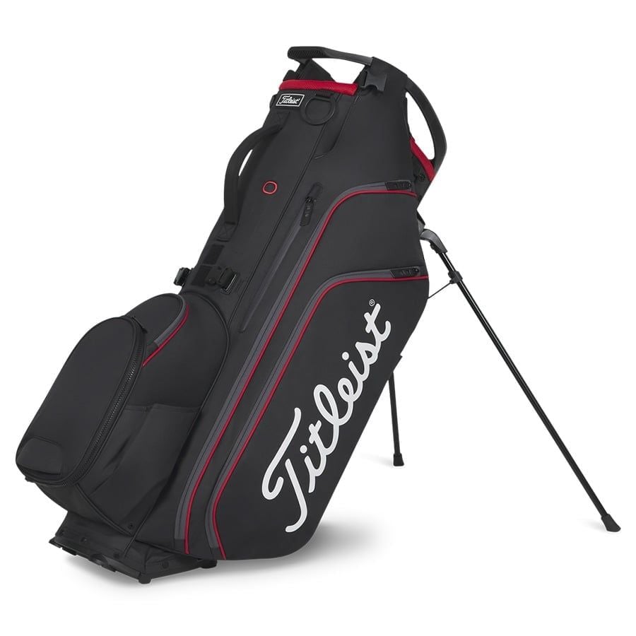 Túi Gậy Golf Players 4 Carbon Black/Black/Red TB25SX5A-006 | Titleist