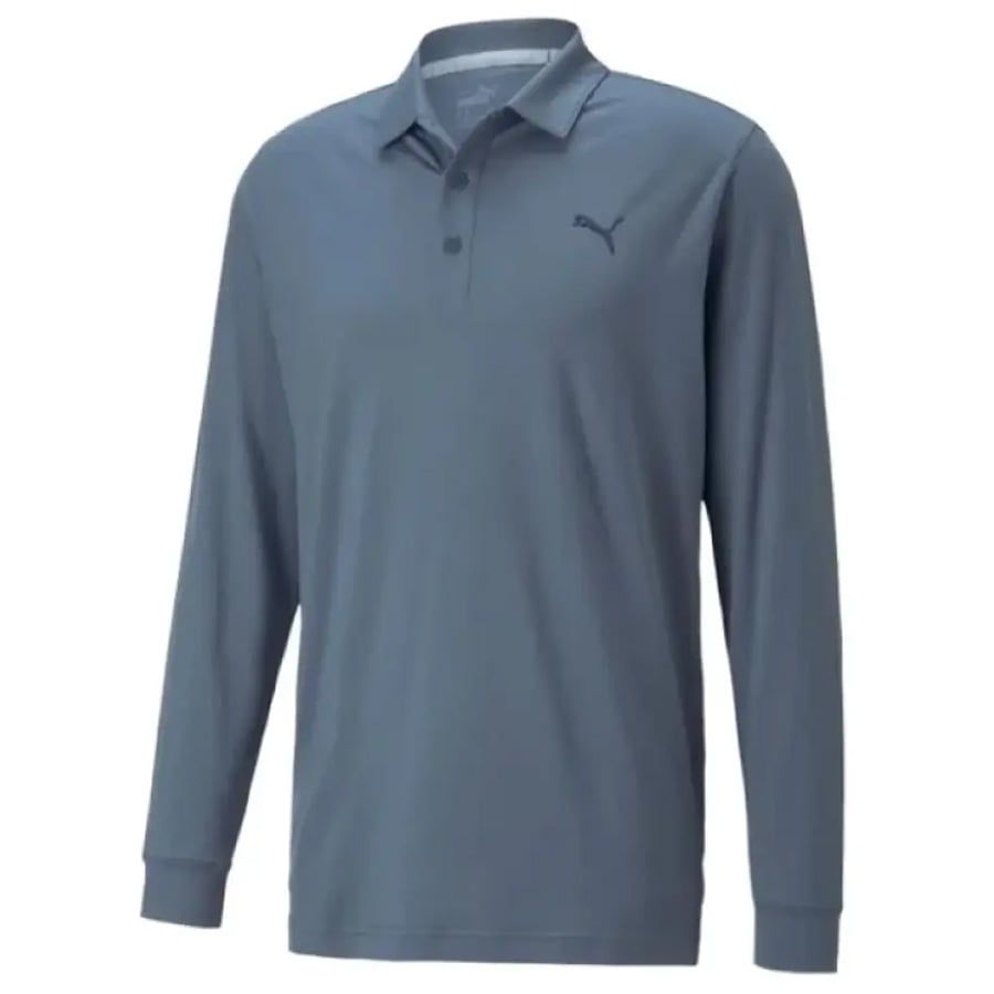 Áo golf tay ngắn nam CLOUDSPUN Longsleeve Polo - Evening Sky-Navy Blaz