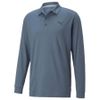 Áo golf tay ngắn nam CLOUDSPUN Longsleeve Polo - Evening Sky-Navy Blaz