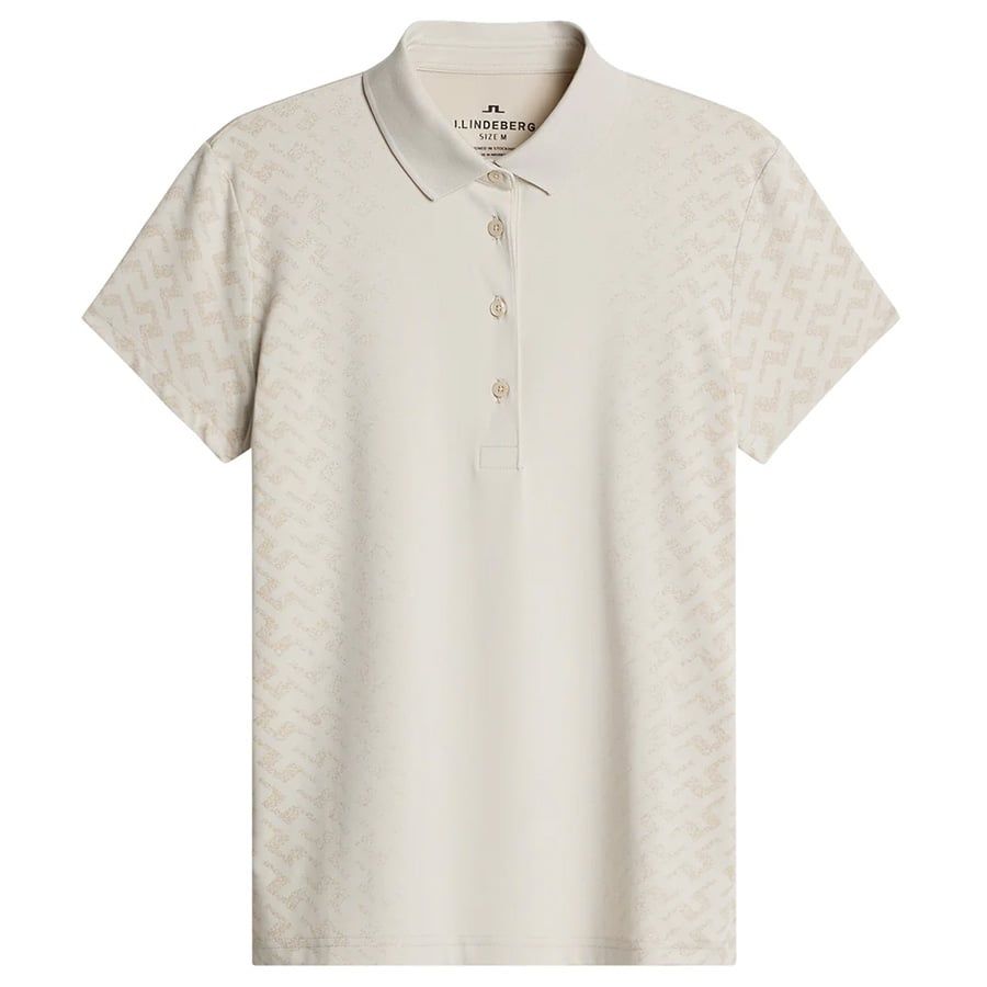 Áo golf nữ tay ngắn Karrie Polo Moonbeam GWJT10892-U029 | J.Lindeberg