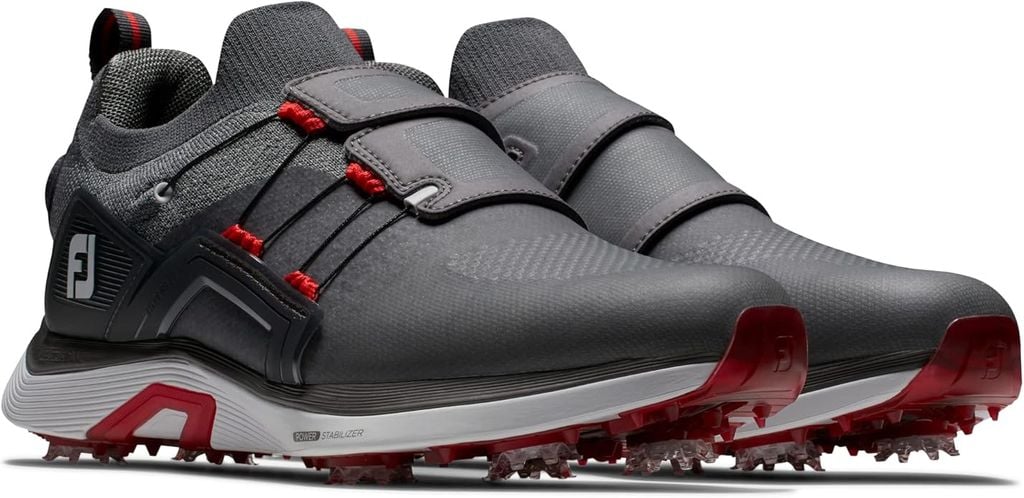 Giày golf nam DS HYPERFLEX BOA Charcoal/Gray/Red 51045 | FootJoy