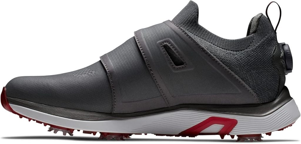 Giày golf nam DS HYPERFLEX BOA Charcoal/Gray/Red 51045 | FootJoy