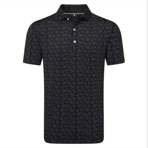 Áo Golf Tay Ngắn Footjoy  Wingtip Floral Lisle Self Collar 39485| Footjoy