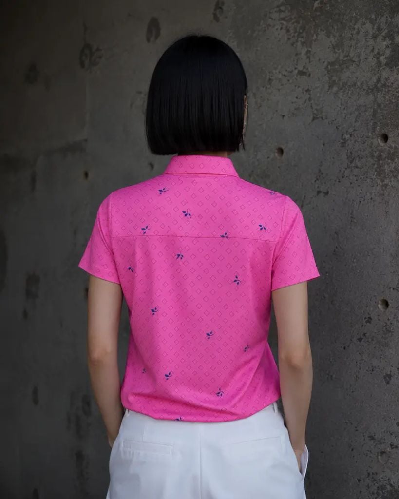 Áo Golf Nữ Tay Ngắn Pink Palm Wildside Polo - Ultracool WS1001012-15 |