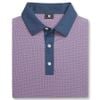 Áo Golf Nam Tay Ngắn FootjoyLattice Print Lisle, Self Collar 32581 | F