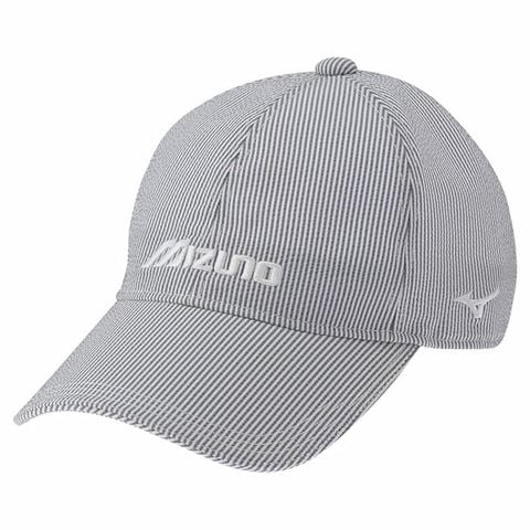 Nón kết golf nam SOCCER STRIPE CAP WHITE x NAVY E2MWC00477 | Mizuno