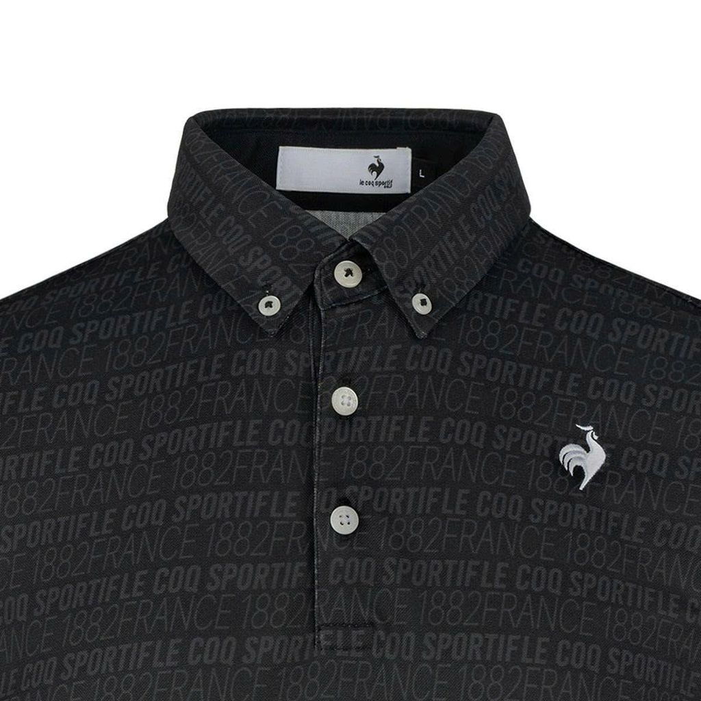 Áo golf tay ngắn nam LG6SHS03MV-BK00 | Le Coq Sportif