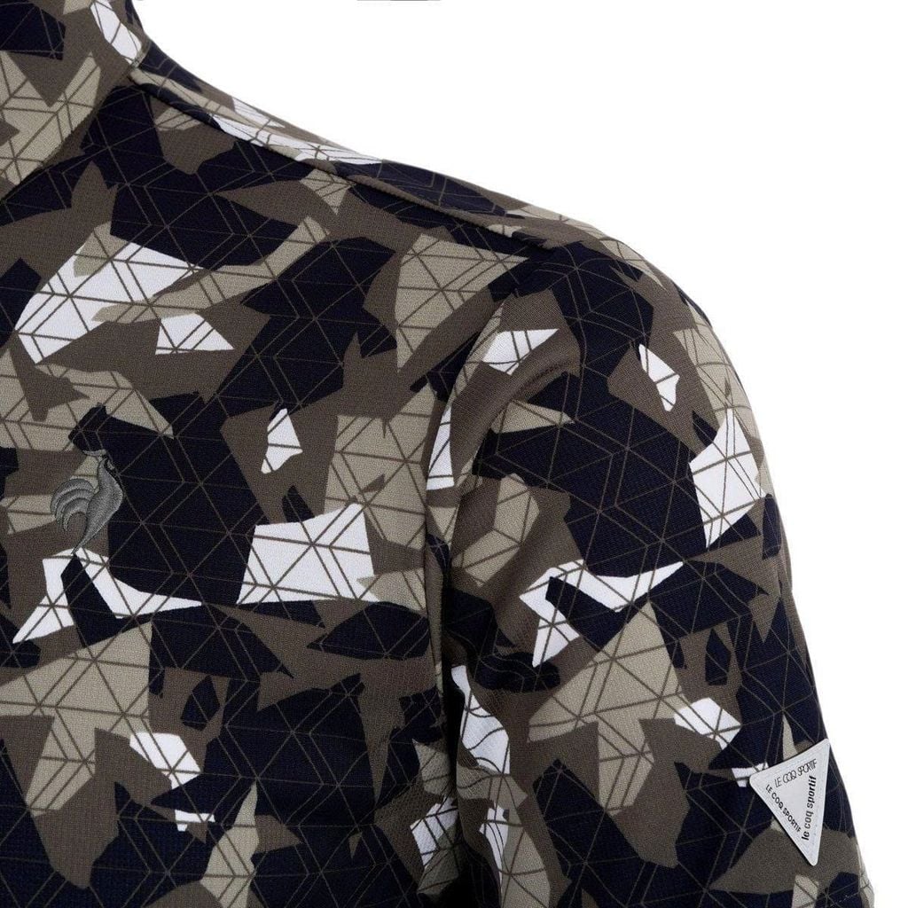 Áo golf tay ngắn nam LG5FHS01MV-KH00 Khaki | Le Coq Sportif