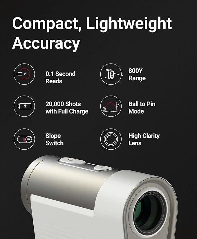 Máy đo khoảng cách golf Laser Fit BEIGE | VOICE CADDIE