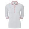 Áo Golf Nữ Tay Ngắn 3/4 Sleeve Pique with Printed Trim Shirt 82683 | F