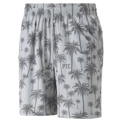 Quần short golf nam Puma x PTC Palm Short - High Rise-QUIET SHADE 53687401 | PUMA