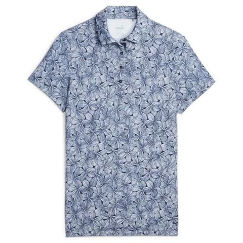 Áo golf nữ tay ngắn W Mattr Plumeria SS Polo - White Glow-Navy Blazer 62163701 | PUMA