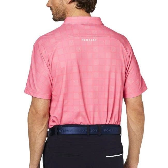 Áo golf nam tay ngắn Short Sleeve Print Shirts Pink lemonade 34688 | F