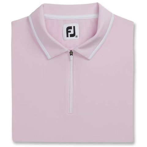 Áo Golf Nữ Tay Ngắn Short Sleeve Shirt with Zipper Placket 89778 | FootJoy