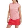 Áo Golf Nữ Tay Ngắn Short Sleeve Gingham Shirt 89813 | FootJoy