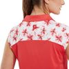Áo Golf Nữ Tay Ngắn Blocked Floral Print Cap Sleeve Shirt 89819 | Foot