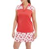 Áo Golf Nữ Tay Ngắn Blocked Floral Print Cap Sleeve Shirt 89819 | Foot