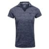 Áo golf nữ tay ngắn W Icon Heather Polo - Peacoat 59680204 | PUMA
