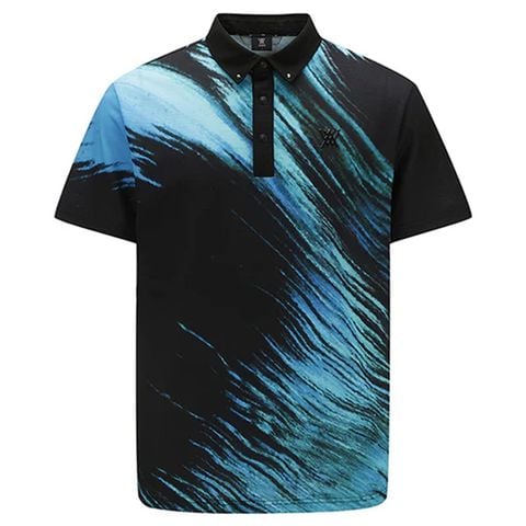 Áo golf nam tay ngắn New Graphic T-Shirt - Black AGEMMTS10BK | Anew Golf