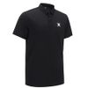 Áo golf nam tay ngắn Back Fabric Block Short T-Shirt - Black AGEMMTS04