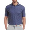 Áo Golf Tay Ngắn FootJoy Bounce Print Stretch Pique, Self Collar 32587