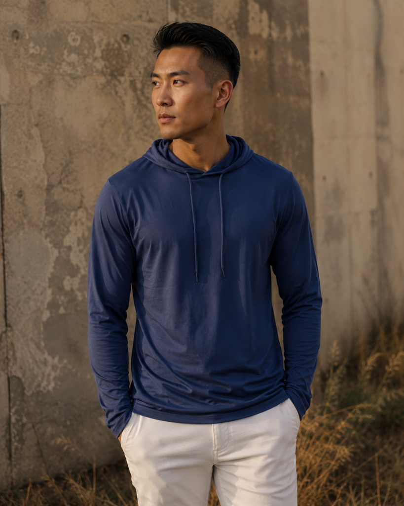 Áo Khoác Nam UV Ultracool Hoodie - Midnight WS101401-01 | Wildside
